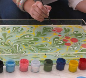 Мастер-класс рисования на воде, для нее, подарочные сертификаты