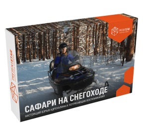Сафари на снегоходе, экстрим, подарочные сертификаты