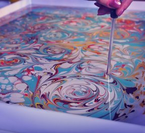 Мастер-класс рисования на воде, для нее, подарочные сертификаты