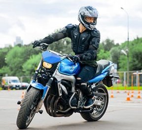 Урок езды на мотоцикле, экстрим, подарочные сертификаты
