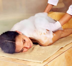 Традиционный турецкий мыльный массаж в хаммам и отдых в термальном комплексе, для нее, подарочные сертификаты