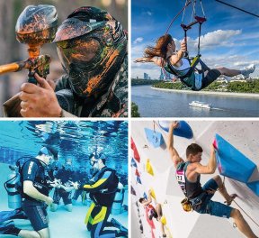 Подарочный набор «Буря эмоций», экстрим, подарочные сертификаты