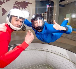 Полет в аэротрубе, экстрим, подарочные сертификаты