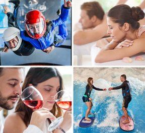 Подарочный набор «Gold» для двоих, для нее, подарочные сертификаты