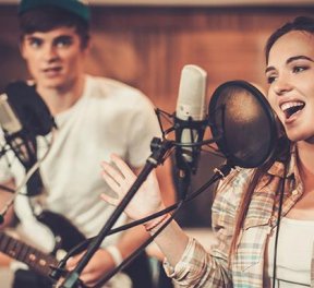 Запись песни дуэтом, для двоих, подарочные сертификаты