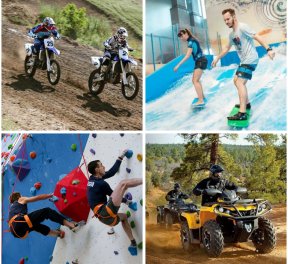 Подарочный набор «Экстрим Premium» для двоих, экстрим, подарочные сертификаты