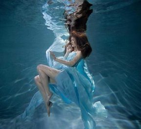 Фотосессия под водой, для нее, подарочные сертификаты