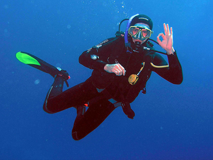 Урок дайвинга, стоимость от 7 455 рублей. Фотография 1.