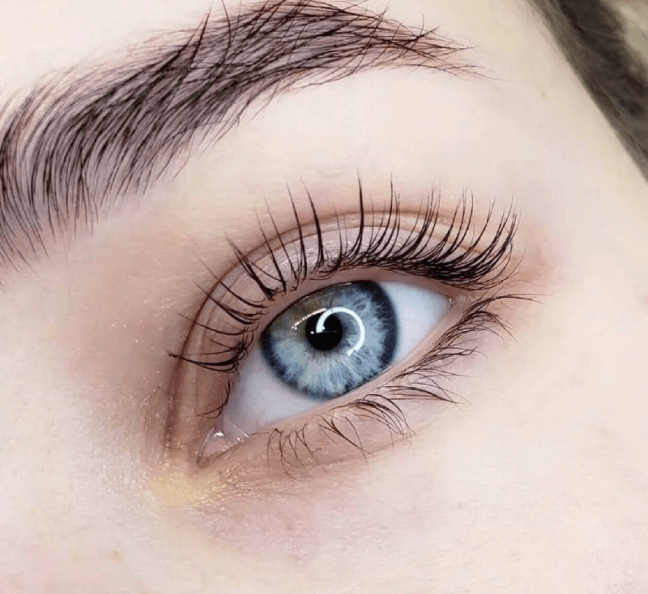 Ламинирование и окрашивание ресниц, фото 12.