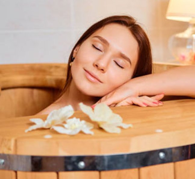 Распаривание в кедровой бочке, фото 9.