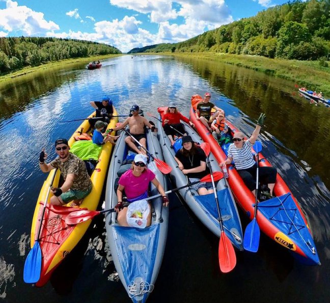 Сплав на байдарках для двоих, фото 2.