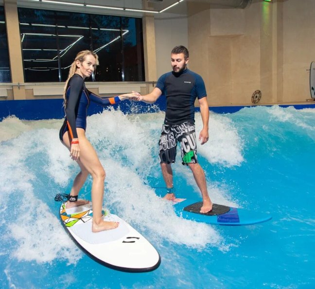 Индивидуальный мастер класс на искусственной волне, фото 9.