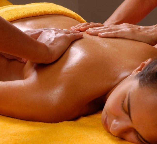 Расслабляющий массаж в 4 руки, фото 2.