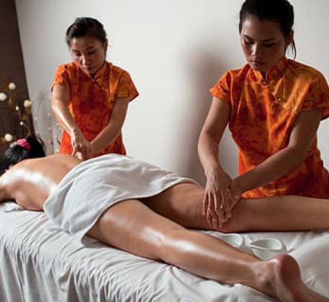 Арома-oil массаж в 4 руки, фото 6.