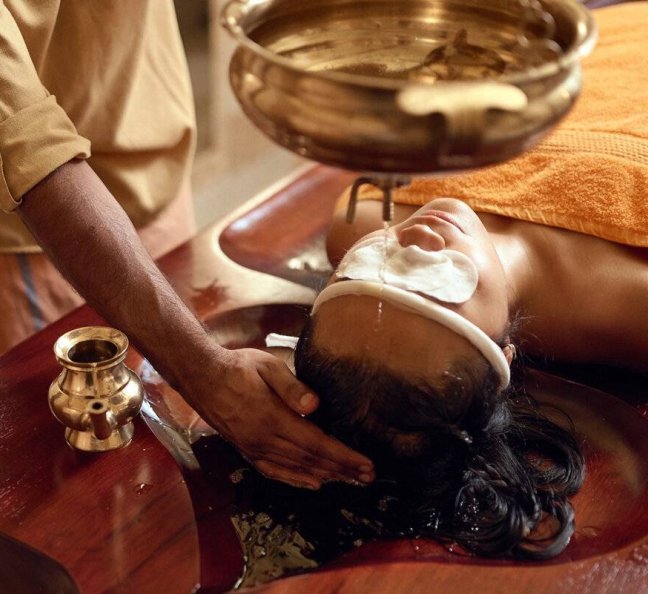 Аювердическая процедура Широдхара, фото 20.