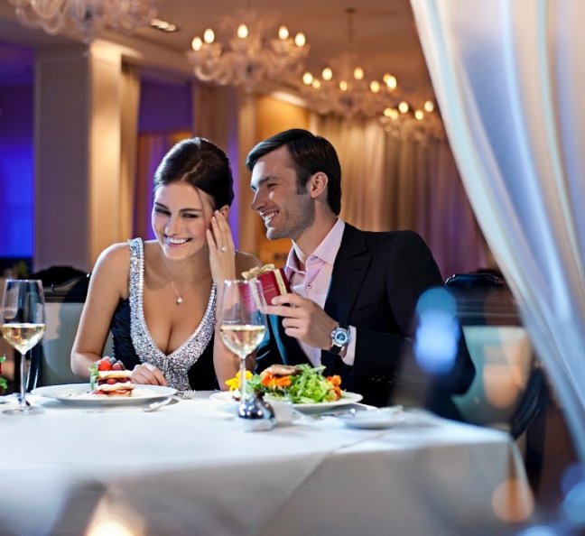 Романтический ужин в ресторане, фото 11.