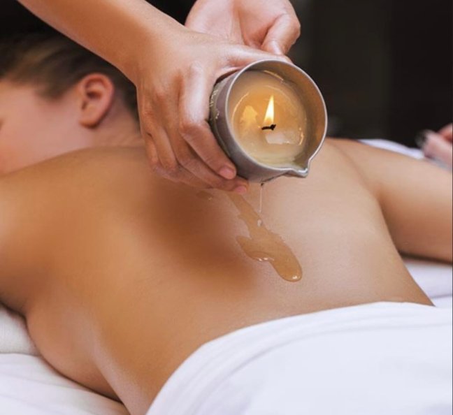 Арома массаж горячим маслом, фото 1.