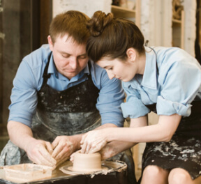 Мастер-класс гончарного искусства для двоих, для нее, подарочные сертификаты