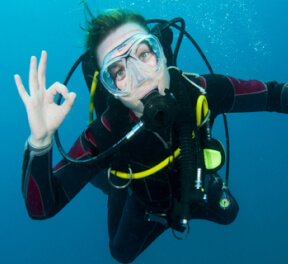 Урок дайвинга, для нее, подарочные сертификаты