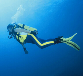 Урок дайвинга, для нее, подарочные сертификаты