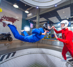 Полет в аэротрубе, экстрим, подарочные сертификаты