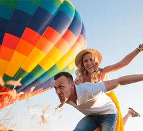 Индивидуальный полет на воздушном шаре, для нее, подарочные сертификаты