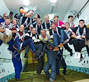 Полет в невесомости, для нее, подарочные сертификаты