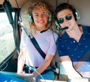 Ночной полет на вертолете Robinson R44, экстрим, подарочные сертификаты