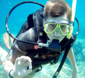 Урок дайвинга, для нее, подарочные сертификаты