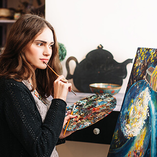 Мастер-класс живописи акрилом, фото 6.