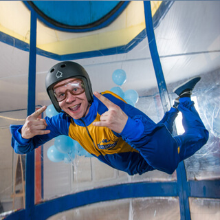 Полет в аэротрубе, фото 7.