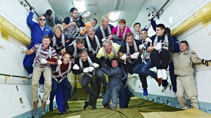 Полет в невесомости, vip, подарочные сертификаты, видеопревью