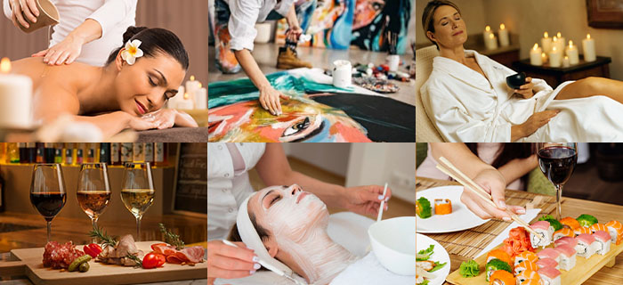 Антистресс набор «Отдых души и тела» для нее, стоимость от 13 335 рублей. Фотография 1.