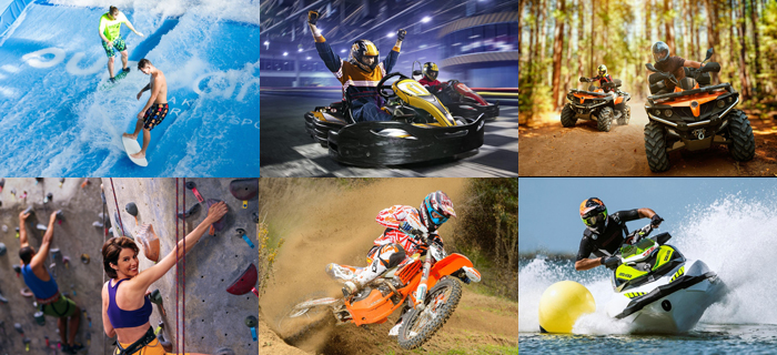 Подарочный набор «Экстрим Premium» для двоих, стоимость от 12 810 рублей. Фотография 1.